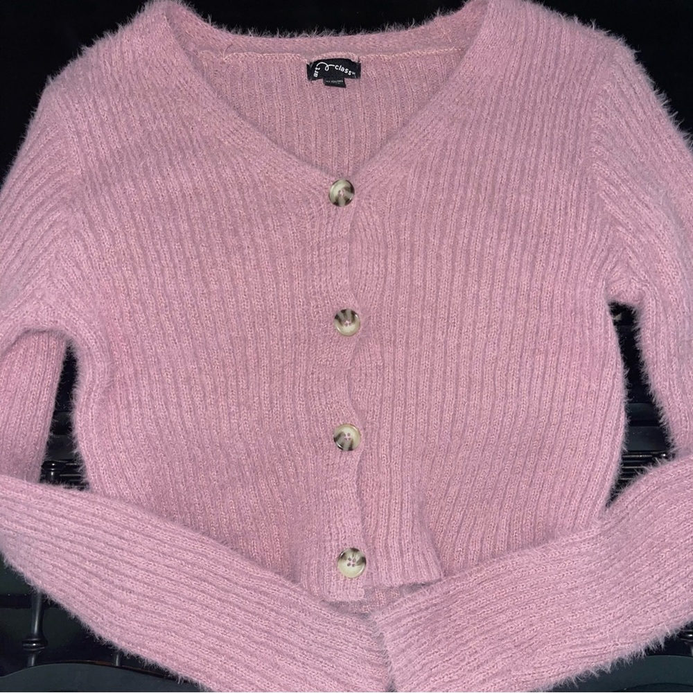 Target Fuzzy Cropped Sweater